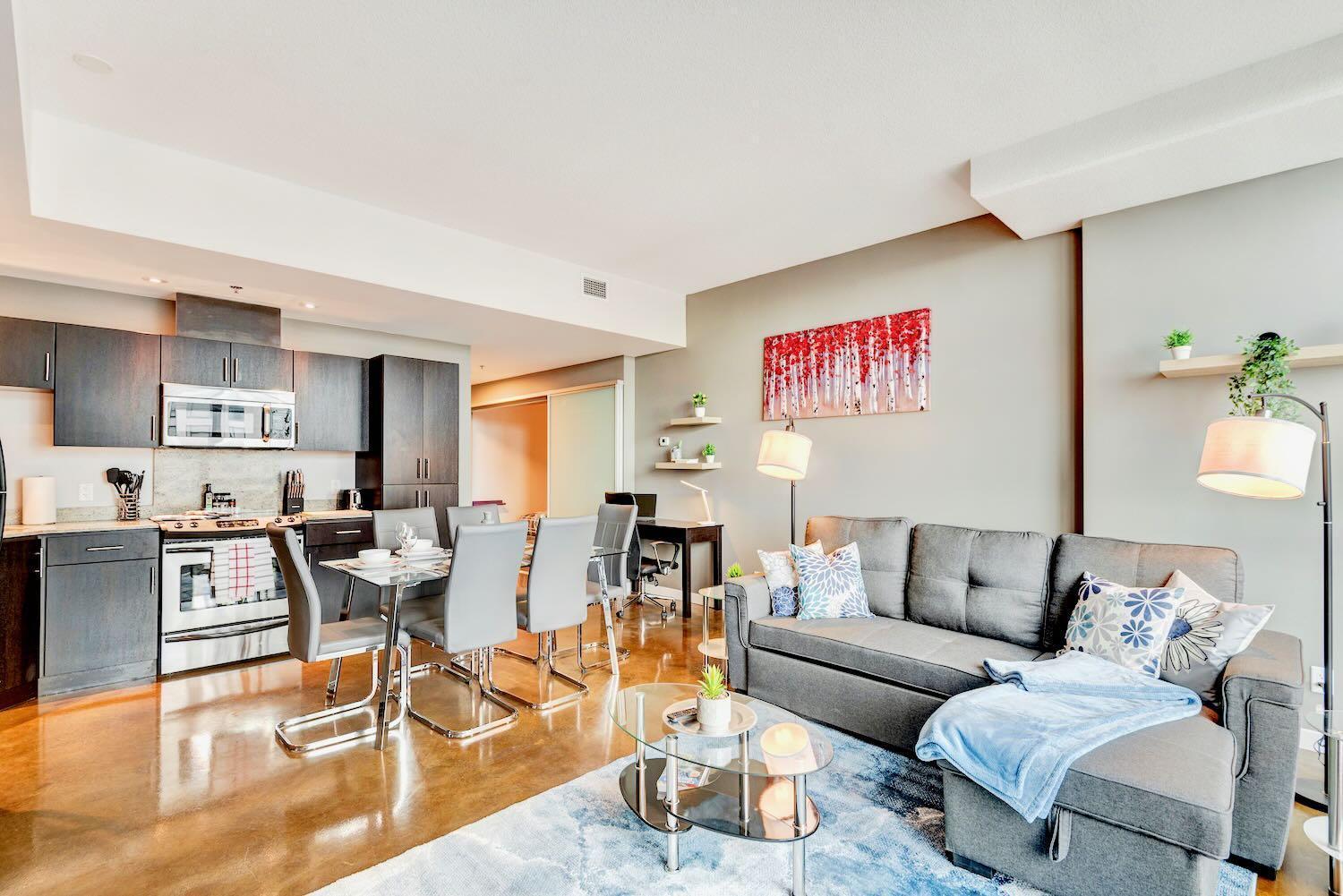 Modern 2Br Condo - King Bed - Downtown City Views YYC Exterior foto