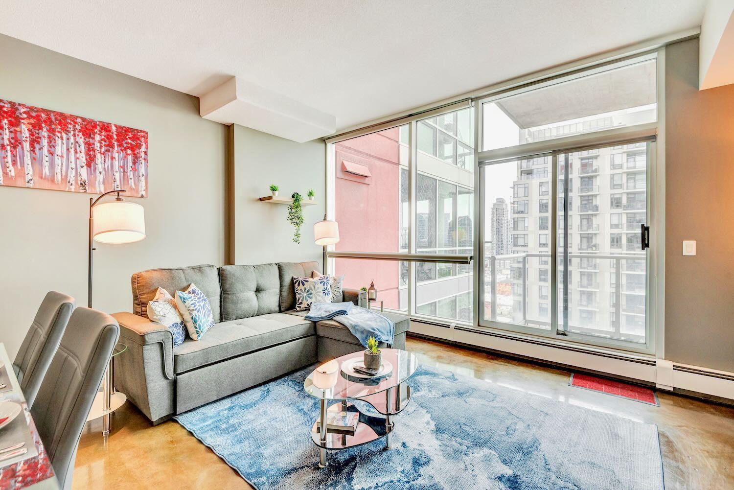 Modern 2Br Condo - King Bed - Downtown City Views YYC Exterior foto