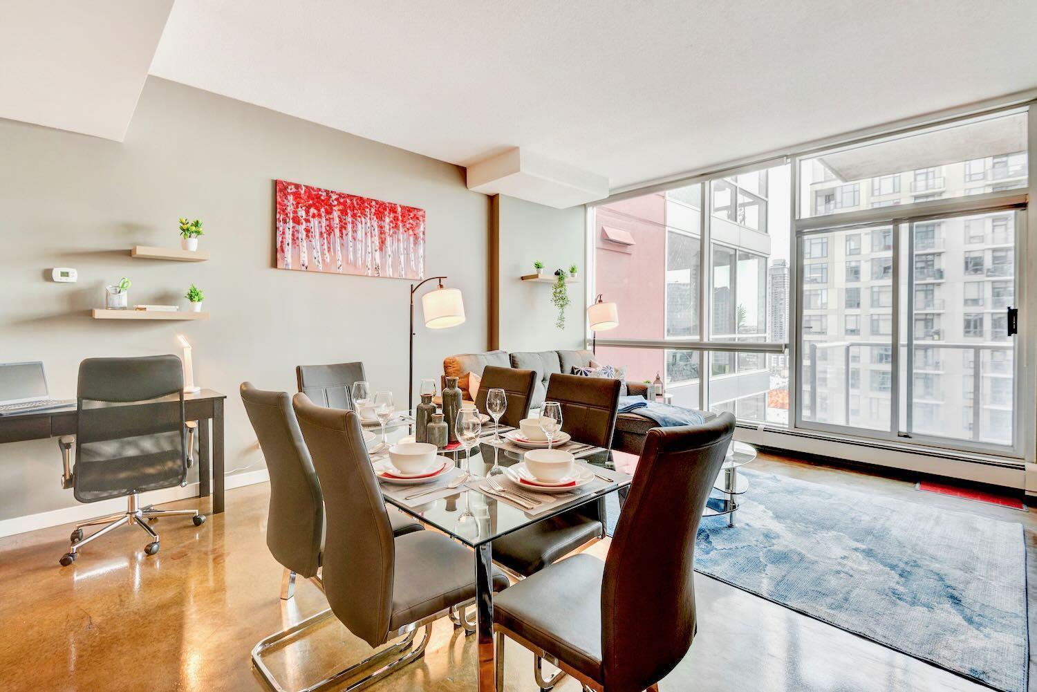 Modern 2Br Condo - King Bed - Downtown City Views YYC Exterior foto